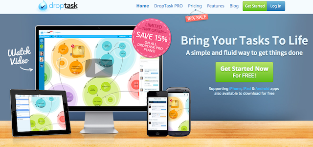 Top 10 Team Collaboration Tools: Droptask