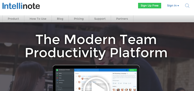 Top 10 Team Collaboration Tools: Intellinote