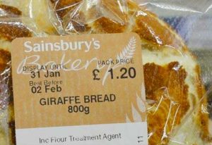 Sainsbury's Giraffe Bread